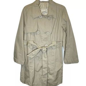 Sweet Elements Double Breasted Trench Coat Large